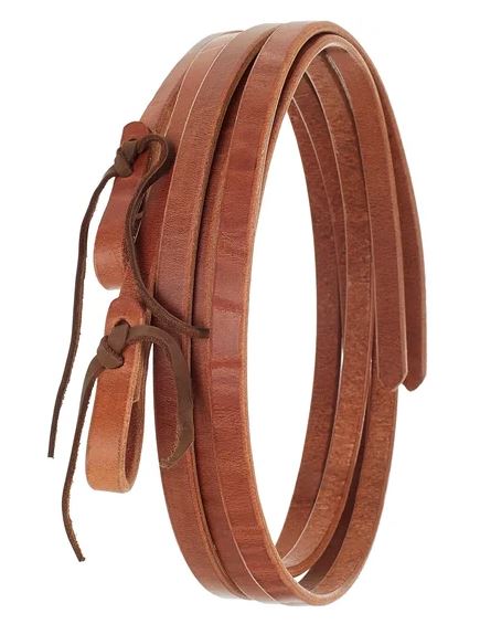 Berlin Hand-Rubbed Hermann Oak Waterloop Split Reins (1/2