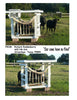 P H White Cow Life Cattle Rub Feeders & Plans (10')